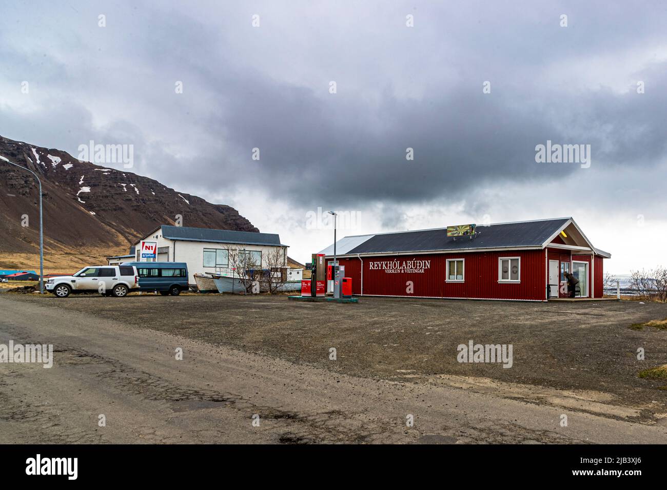 N1 selfservice gas station and shopping REYKHÓLABÚÐIN in Reykhólar