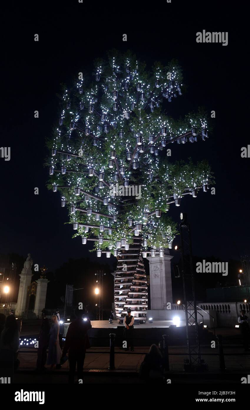 General view of the "Tree Of Trees" created by Designer Thomas