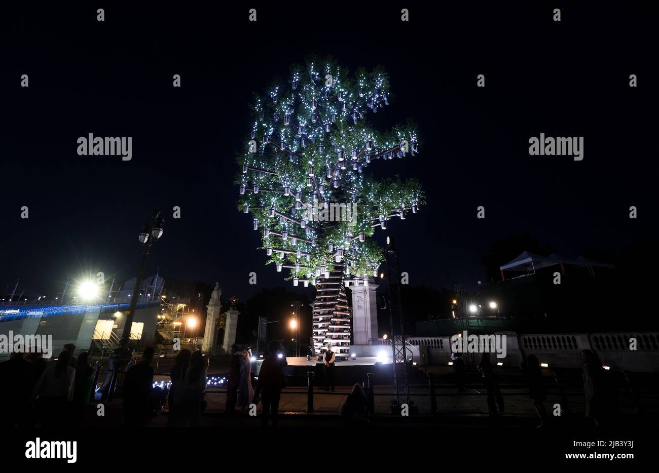 General view of the "Tree Of Trees" created by Designer Thomas
