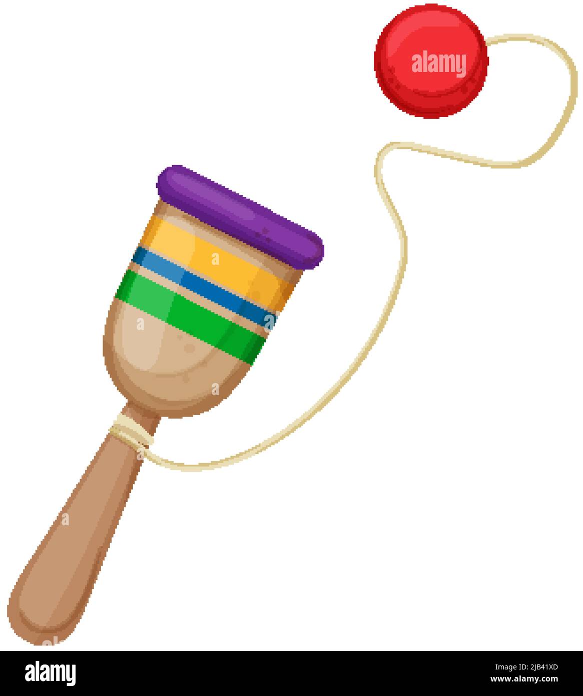 game toy wooden color icon vector illustration Stock Vector Image & Art ...