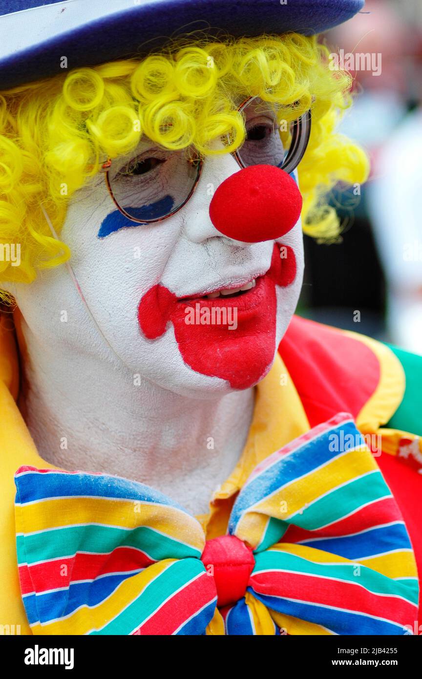 Clowns for the kids party Stock Photo Alamy