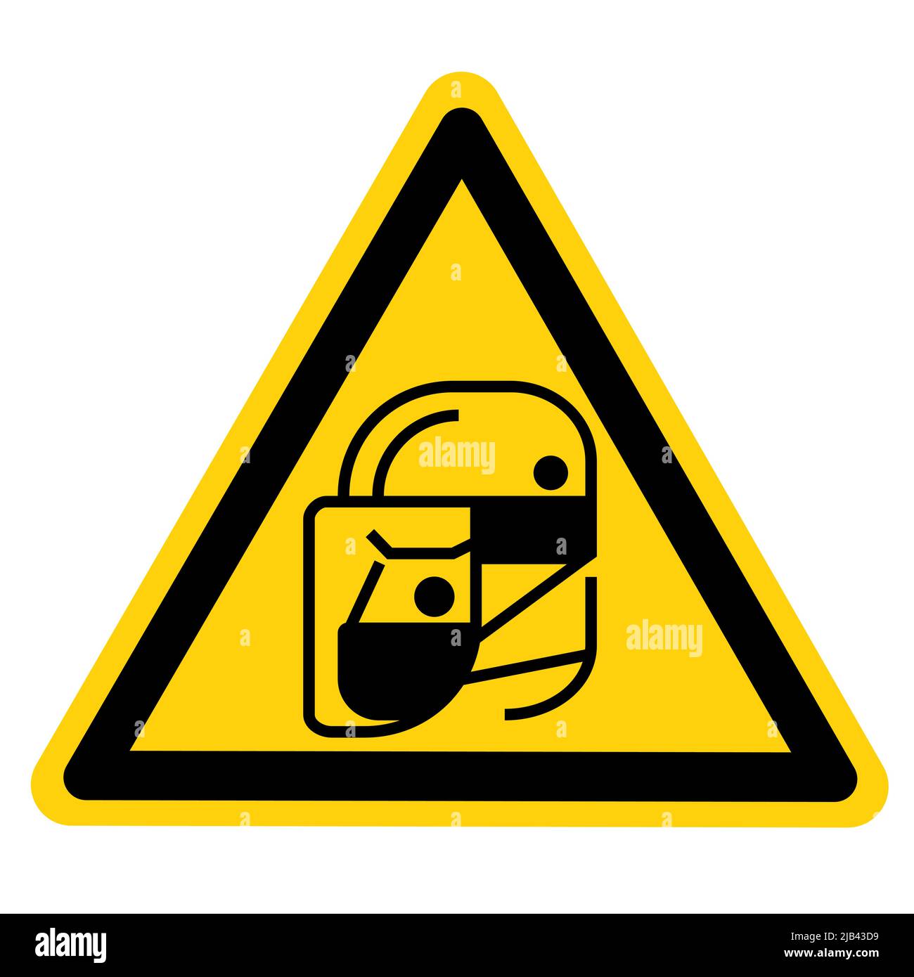 Simple wear protective Face shield icons for your design Stock Vector
