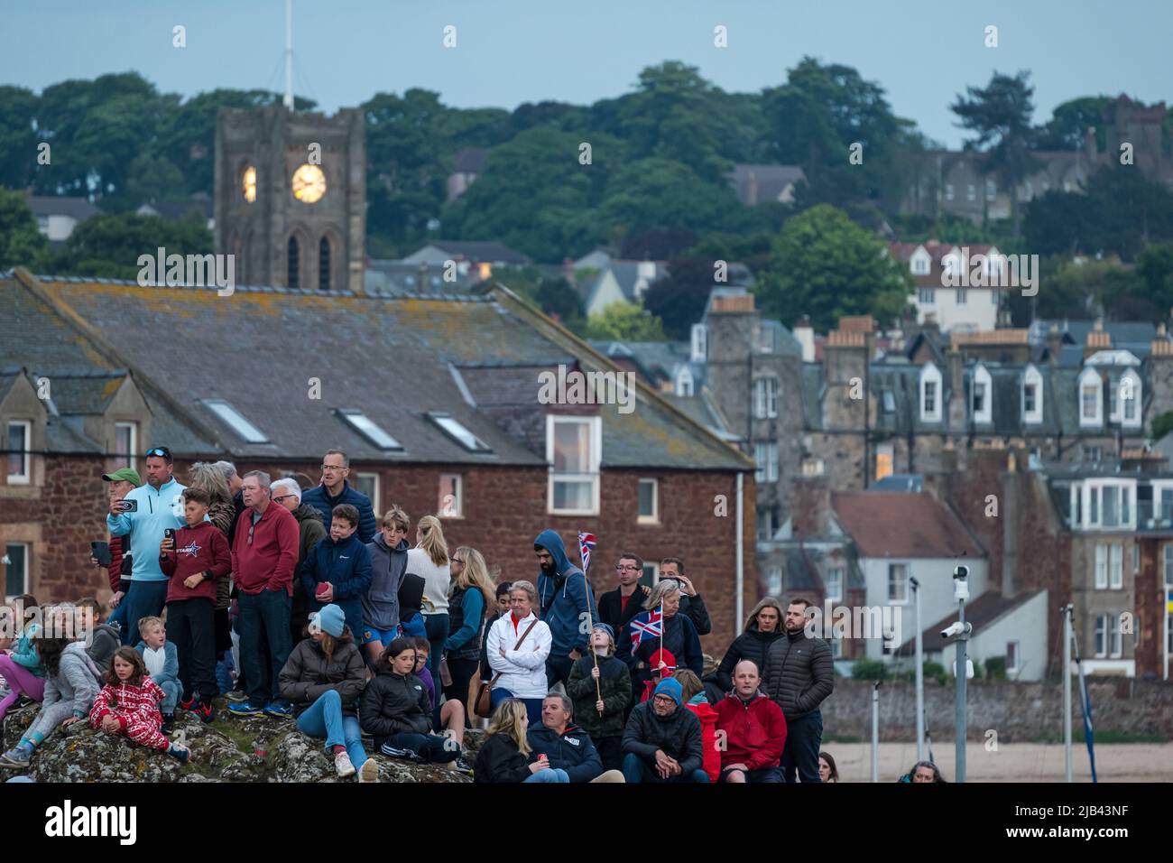 North Berwick, East Lothian, Scotland, UK, 2nd June 2022. Platinum