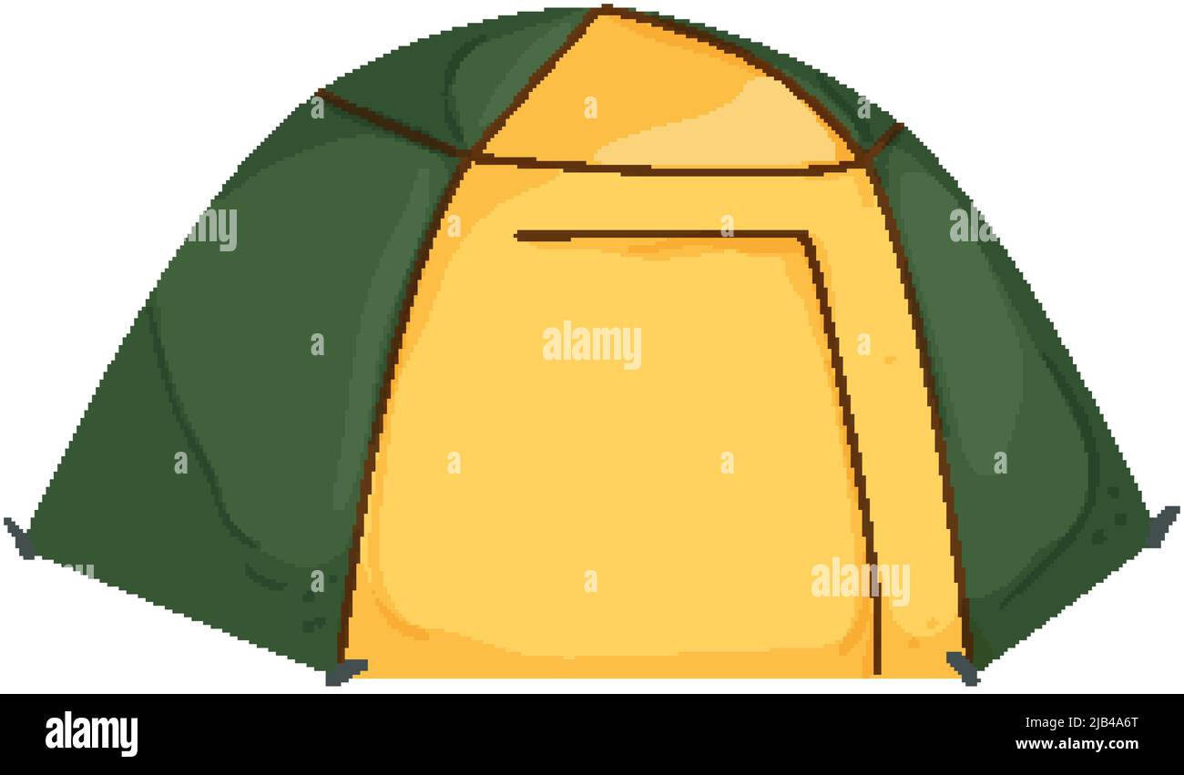 campsite tent camp color icon vector illustration Stock Vector Image ...