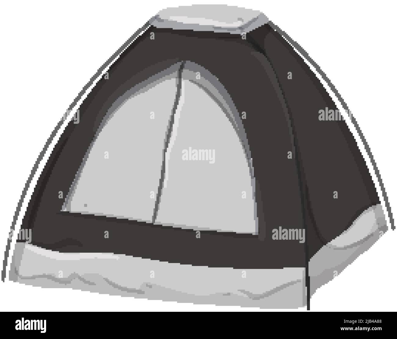 tourist tent camp color icon vector illustration Stock Vector Image ...
