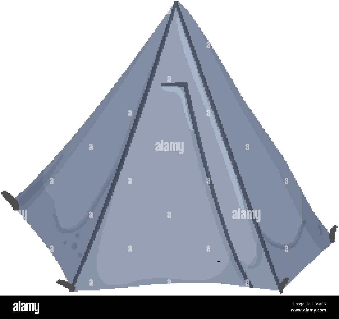 forest tent camp color icon vector illustration Stock Vector Image ...