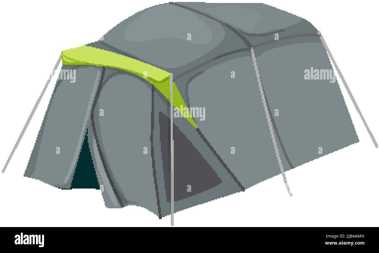 hiking tent camp color icon vector illustration Stock Vector Image ...