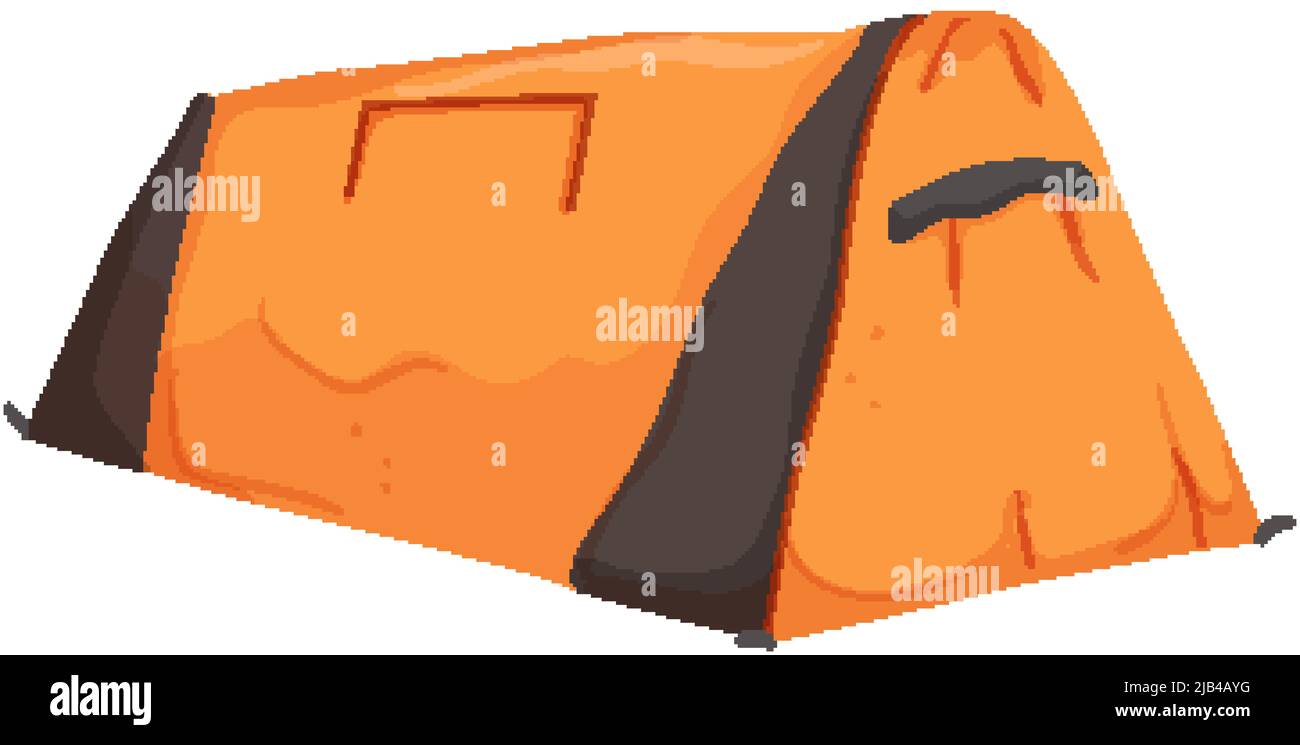 adventure tent camp color icon vector illustration Stock Vector Image ...
