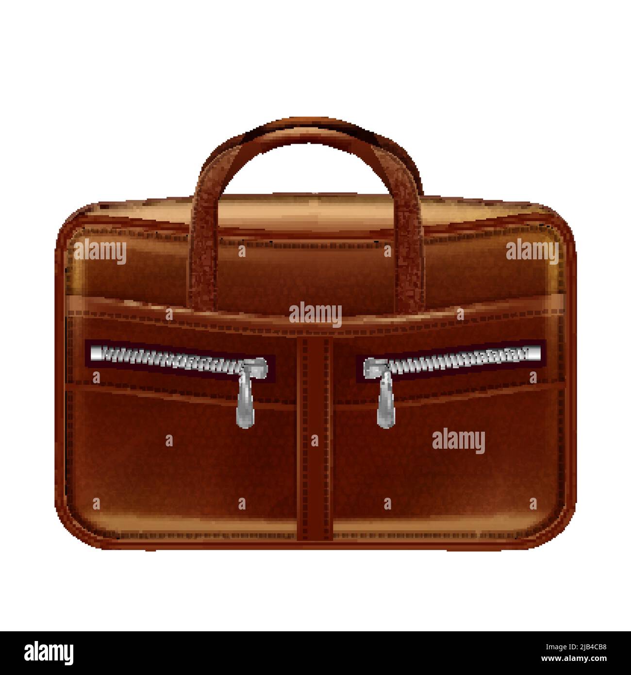 leather briefcase male 3d realistic vector Stock Vector Image & Art Alamy