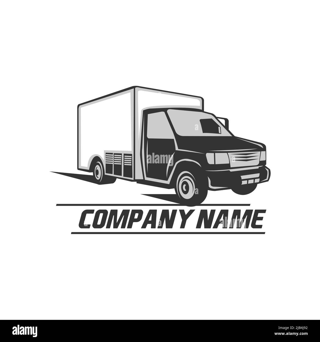 fast delivery logo design. courier logo design template.EPS 10 Stock Vector