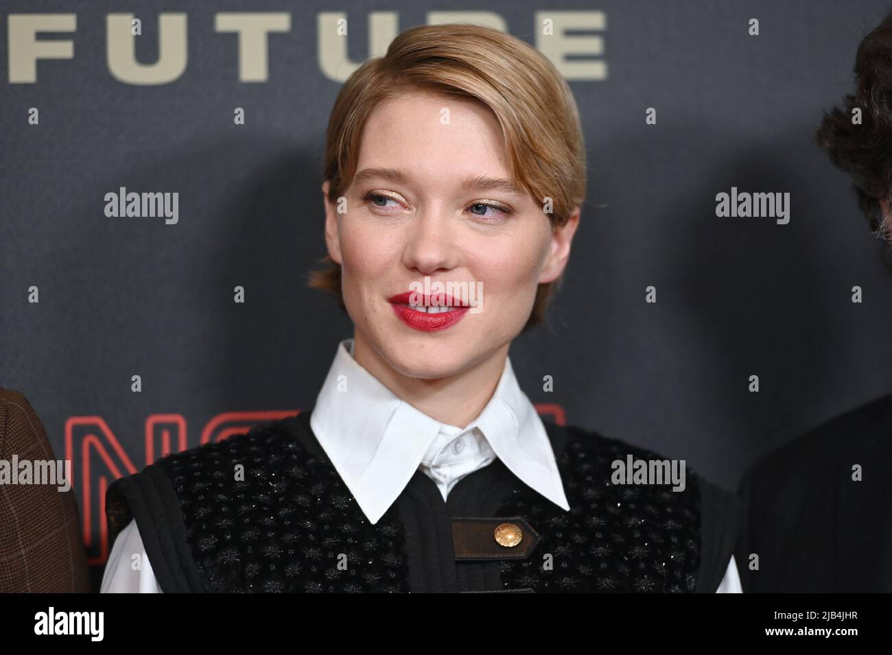 Lea Seydoux attends Louis Vuitton fashion show during the Paris Fashion  Week Womenswear Fall/Winter 2017/2018 o…