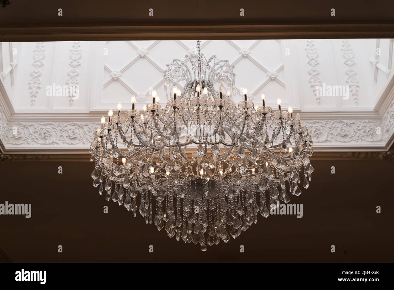 Overhead chandeliers hi-res stock photography and images - Alamy