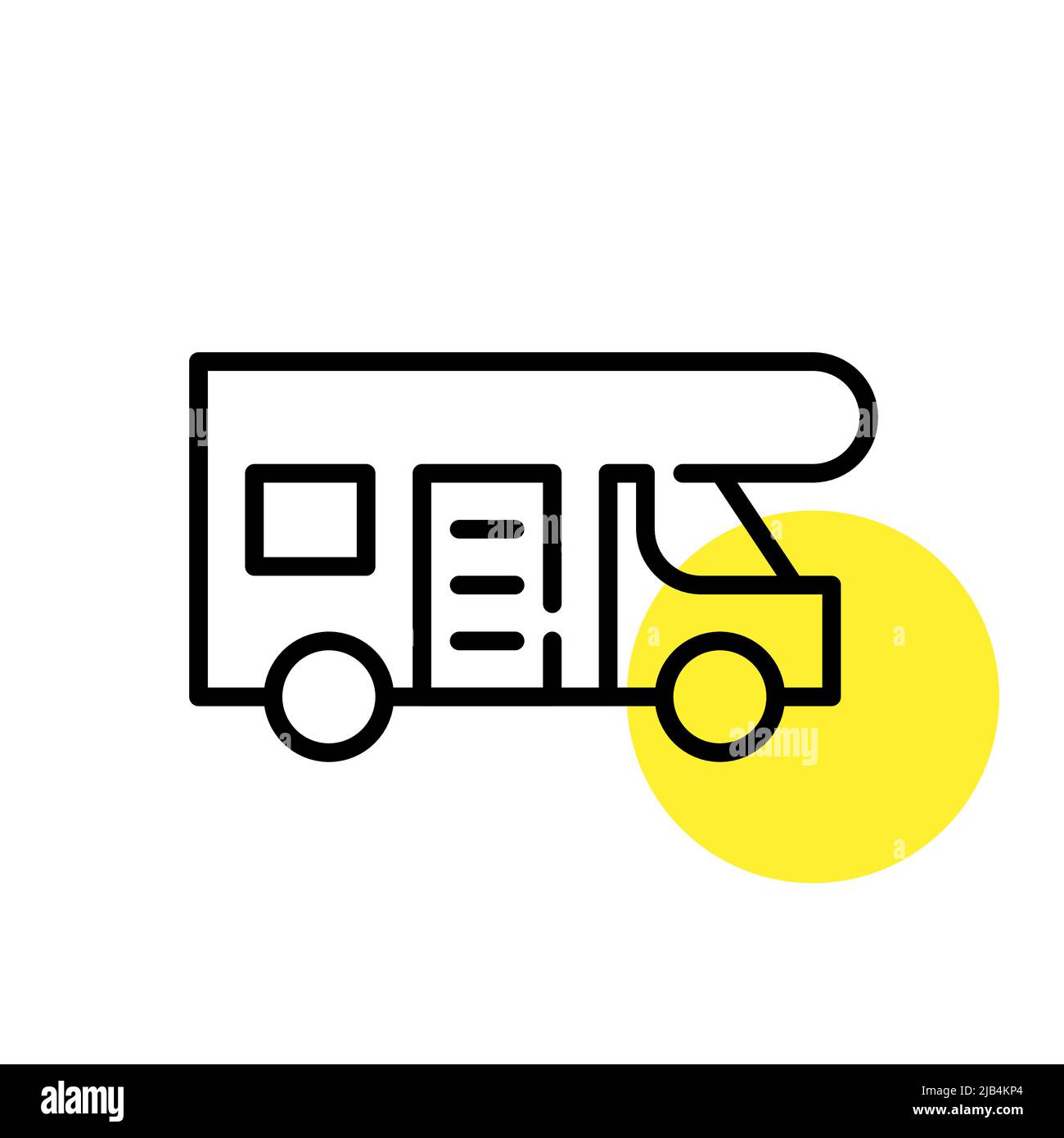 Caravan electricity Stock Vector Images - Alamy