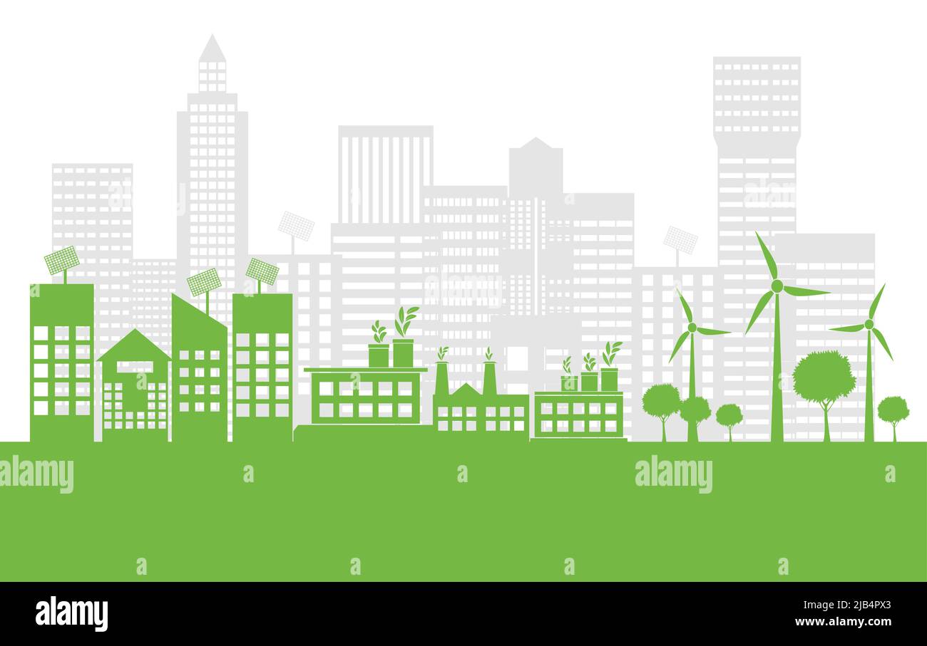 Green ecology city help the world with eco-friendly concept ideas ...