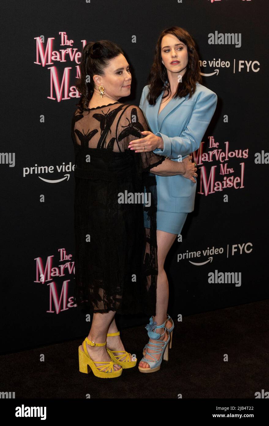 New York, NY - June 2, 2022: Alex Borstein and Rachel Brosnahan attend