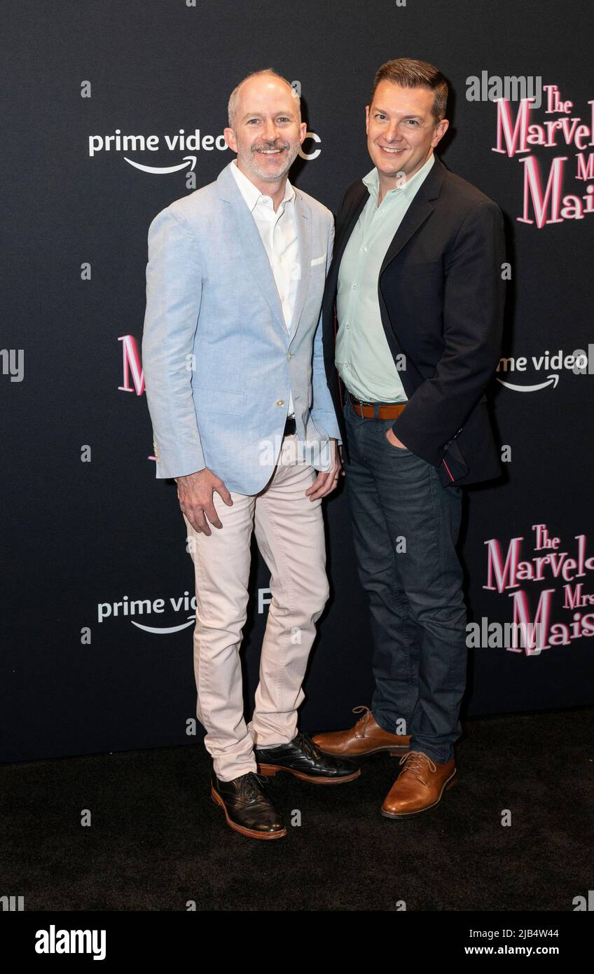 Curtis Moore and Thomas Mizer attend The Marvelous Mrs. Maisel Emmys