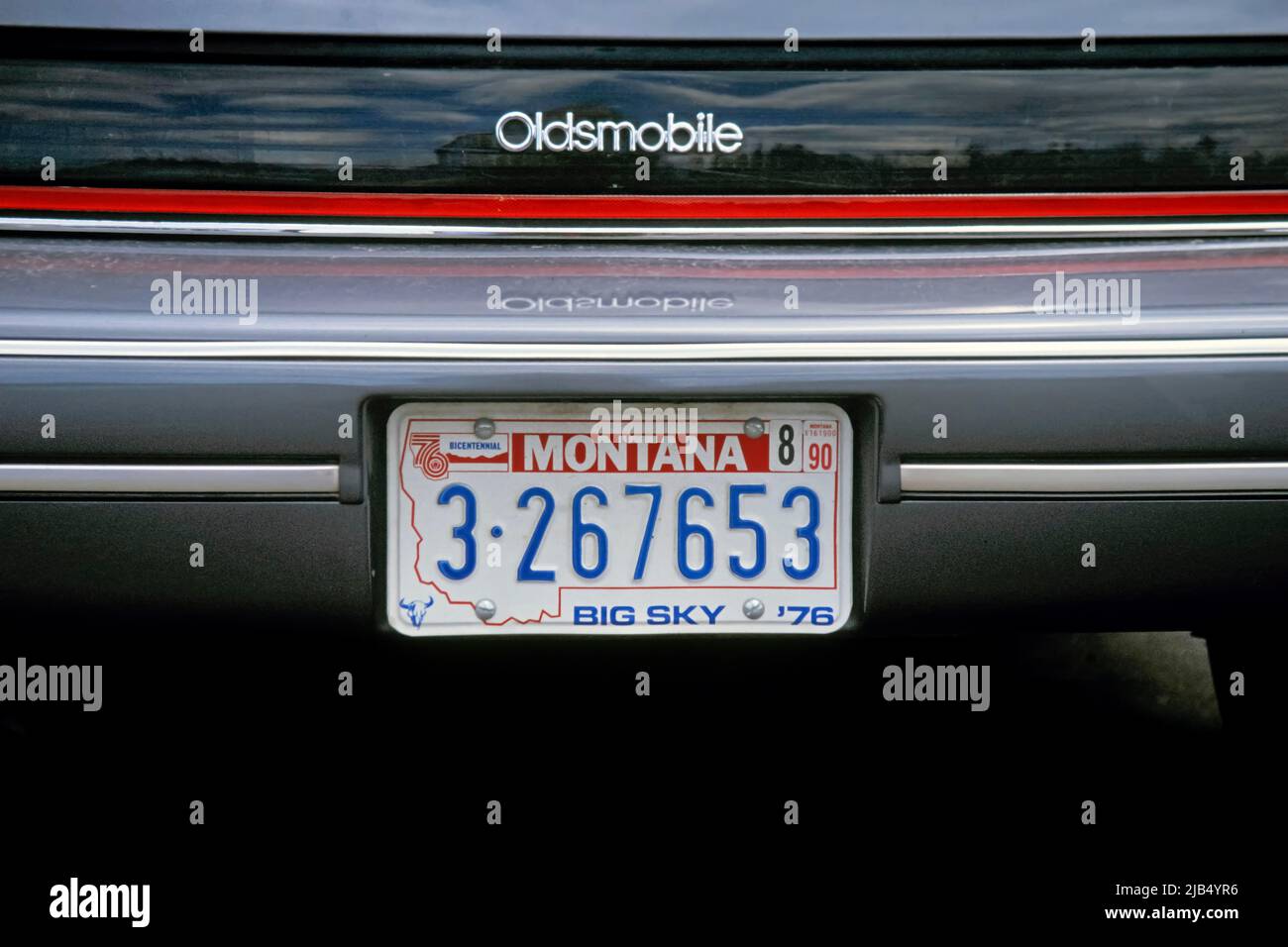 Car licence plate USA, License Plate Montana, Montana, USA Stock Photo