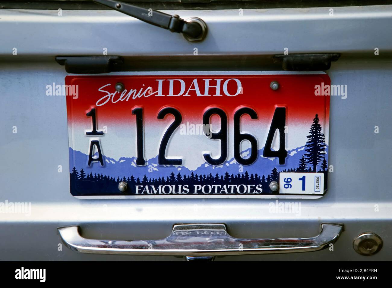 License Plate USA, License Plate Idaho, USA Stock Photo Alamy