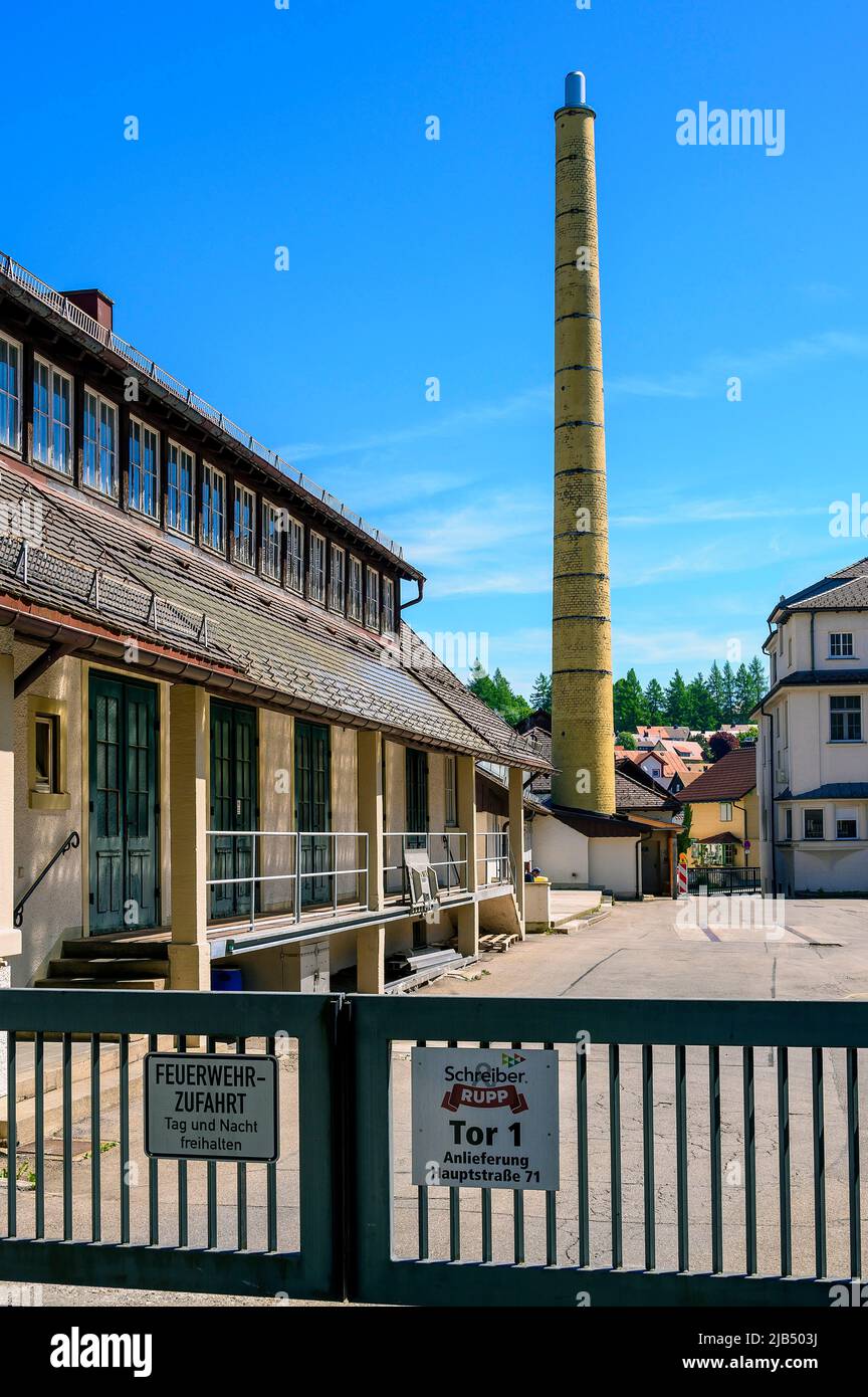 Chimney at Schreiber and Rupp, specialist for processed cheese products