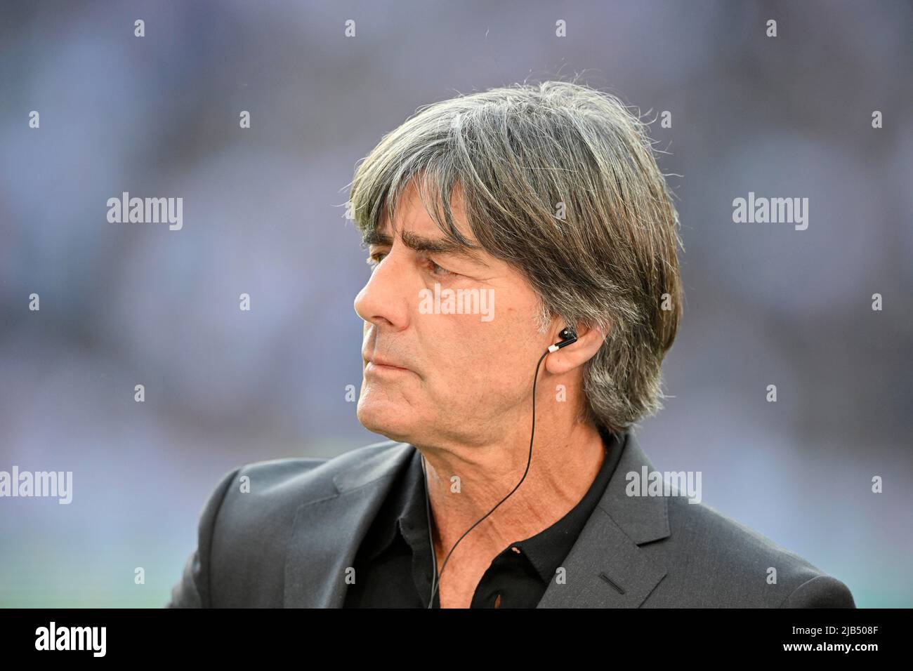 Former German national coach Jogi Joachim Loew, portrait, 79th DFB Cup Final, Olympiastadion, Berlin, Germany Stock Photo