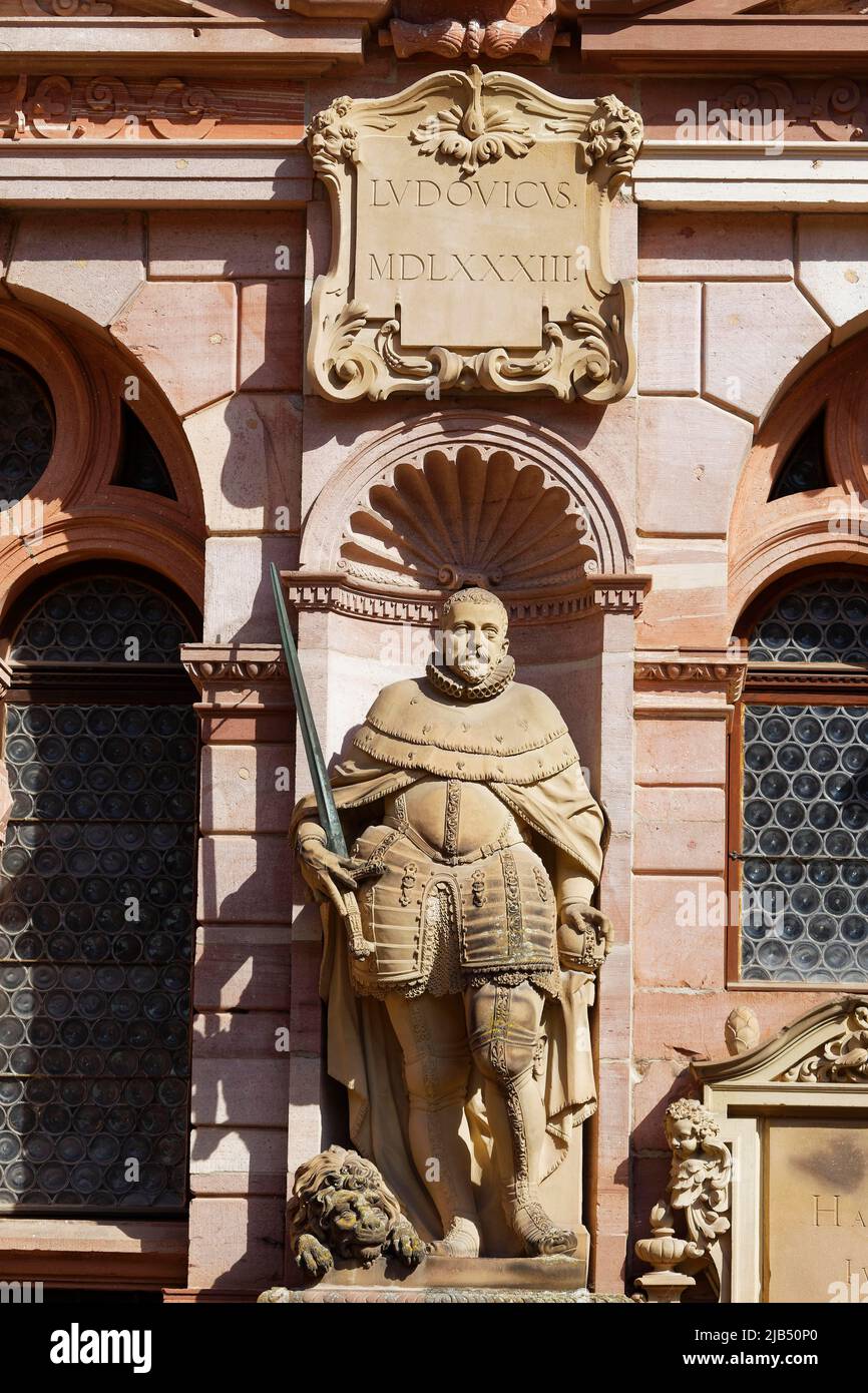 Sculpture of Count Palatine Louis VI 1539, 1583, Elector Palatine