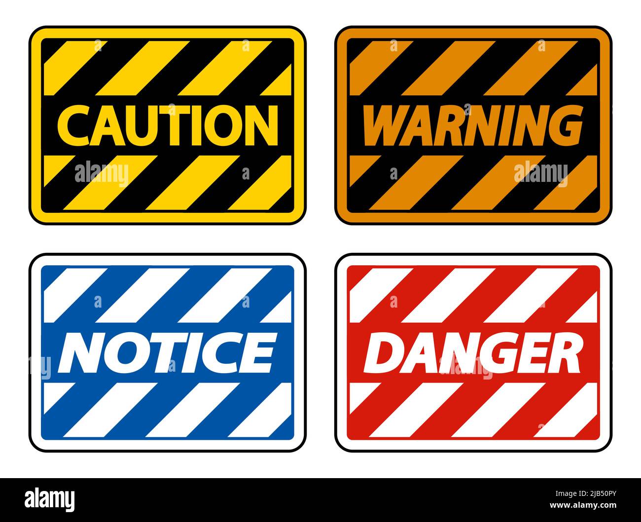Warning notice Stock Vector Images Alamy