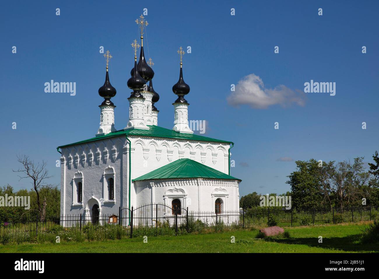 Entrance of the Jerusalem Church, Suzdal, Russia Stock Photo