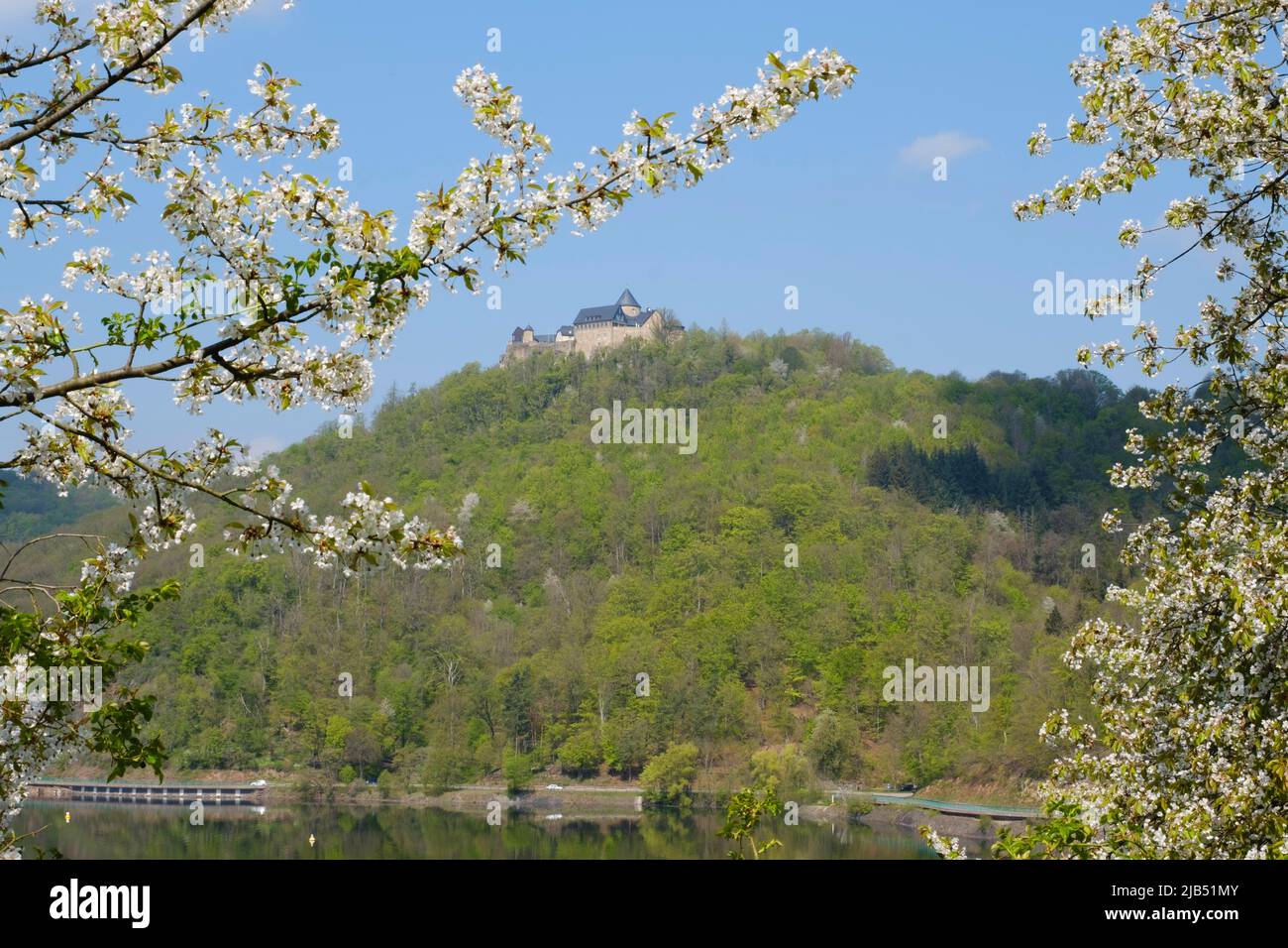Waldeck Castle, Waldeck, Waldecker Land, Hesse, Germany Stock Photo Alamy
