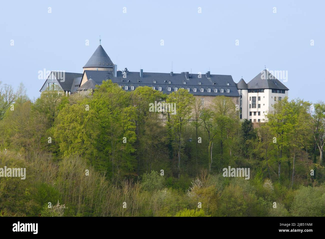 Waldeck Castle, Waldeck, Waldecker Land, Hesse, Germany Stock Photo Alamy