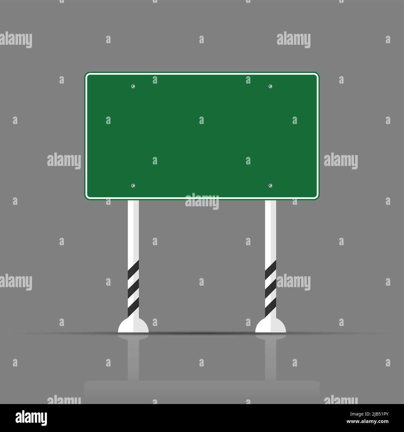 Green traffic sign,Road board signs isolated on transparent background