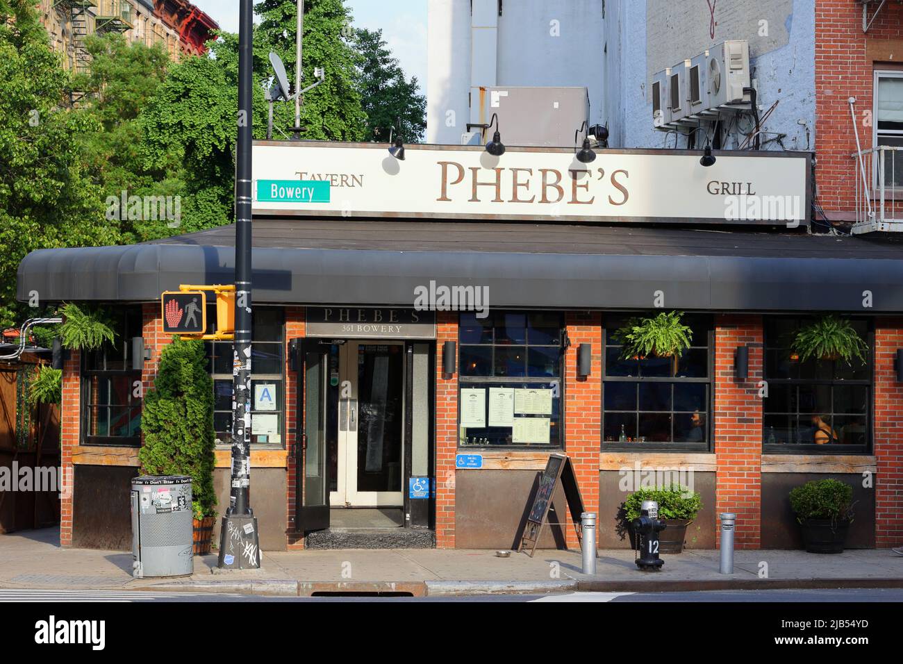 Phebe's, 361 Bowery, New York, NYC storefront photo of a bar and