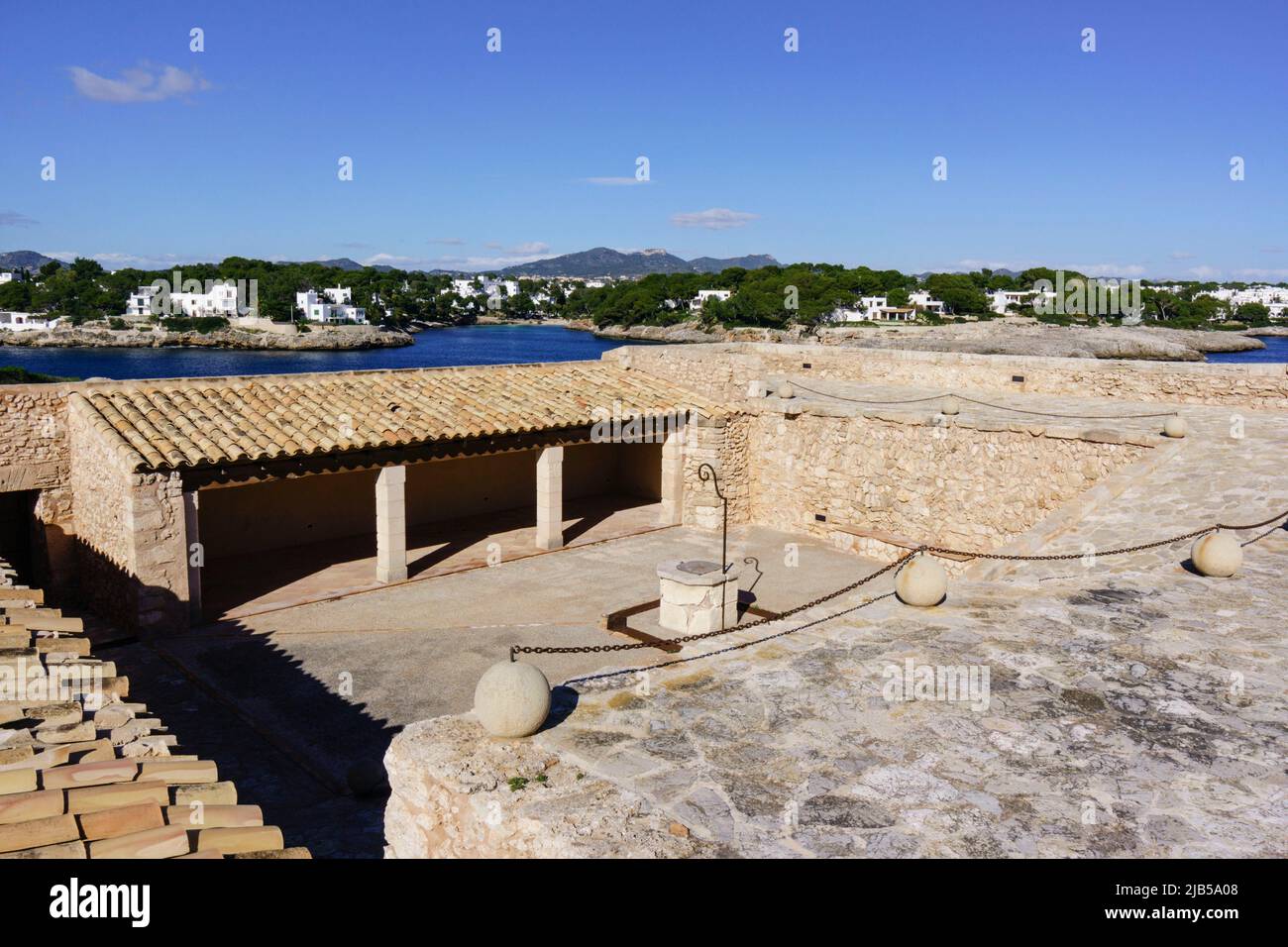 Es Forti, Cala D´Or, Santanyi,Mallorca, islas baleares, Spain Stock