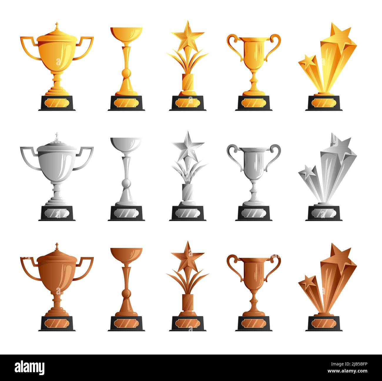 Team cups winners Stock Vector Images Alamy