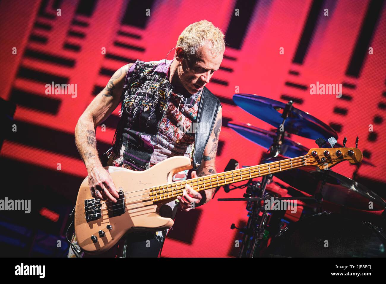 ZURICH, HALLENSTADION, OCTOBER 5TH 2016: Flea, bassist of the American ...