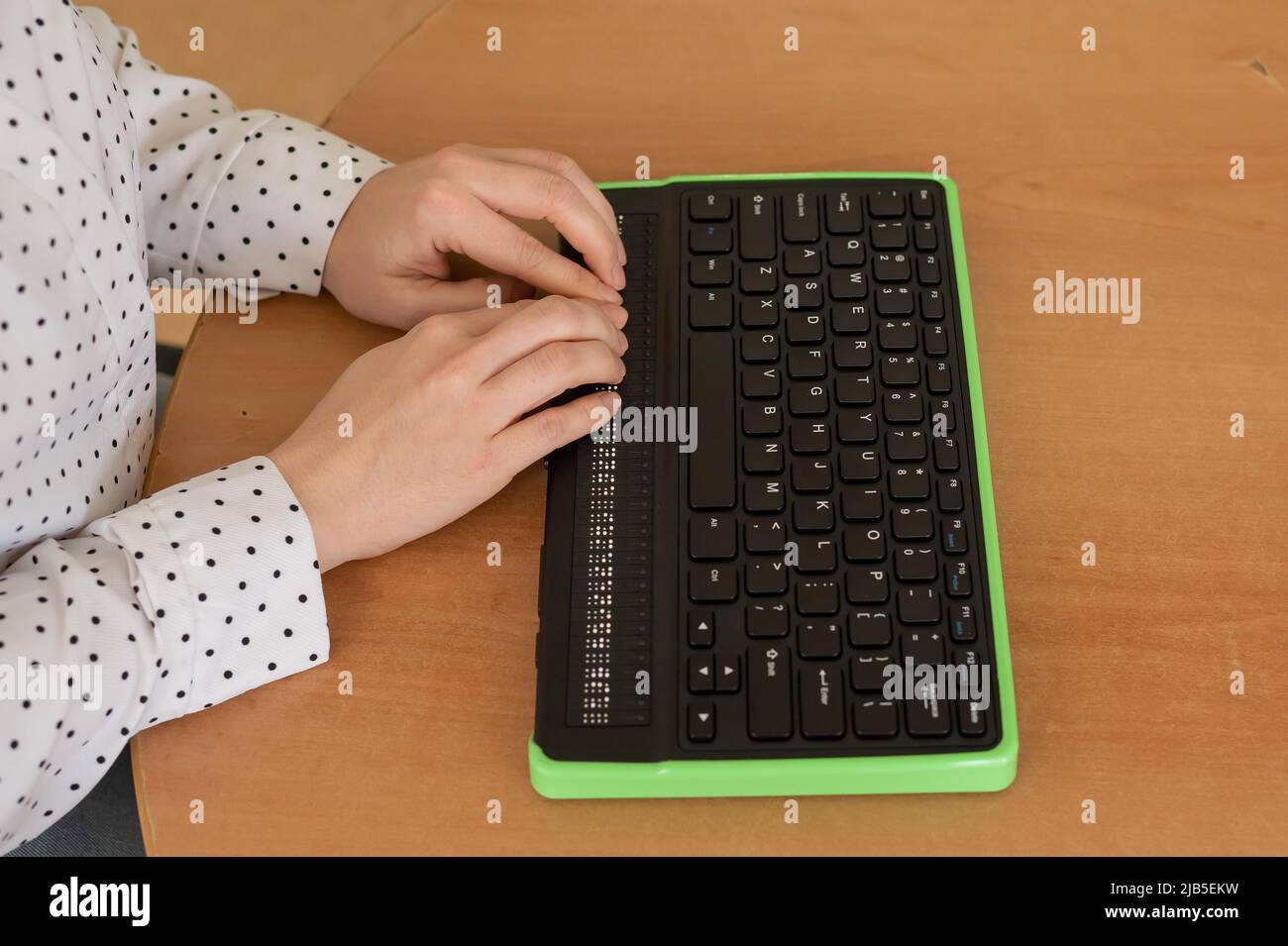 Visual impairment reading computer hi-res stock photography and images ...