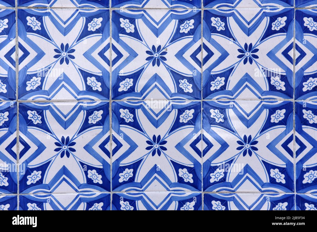 old tiles in Portugal, blue and white color, photography takes in