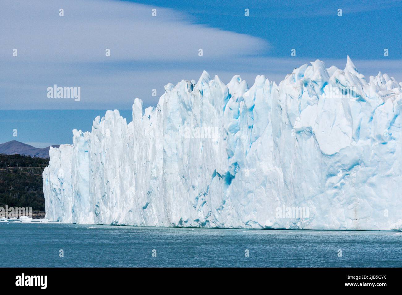 glaciar Perito Moreno , Parque Nacional Los Glaciares, departamento Lago Argentino, provincia de Santa Cruz, republica Argentina,Patagonia, cono sur, Stock Photo