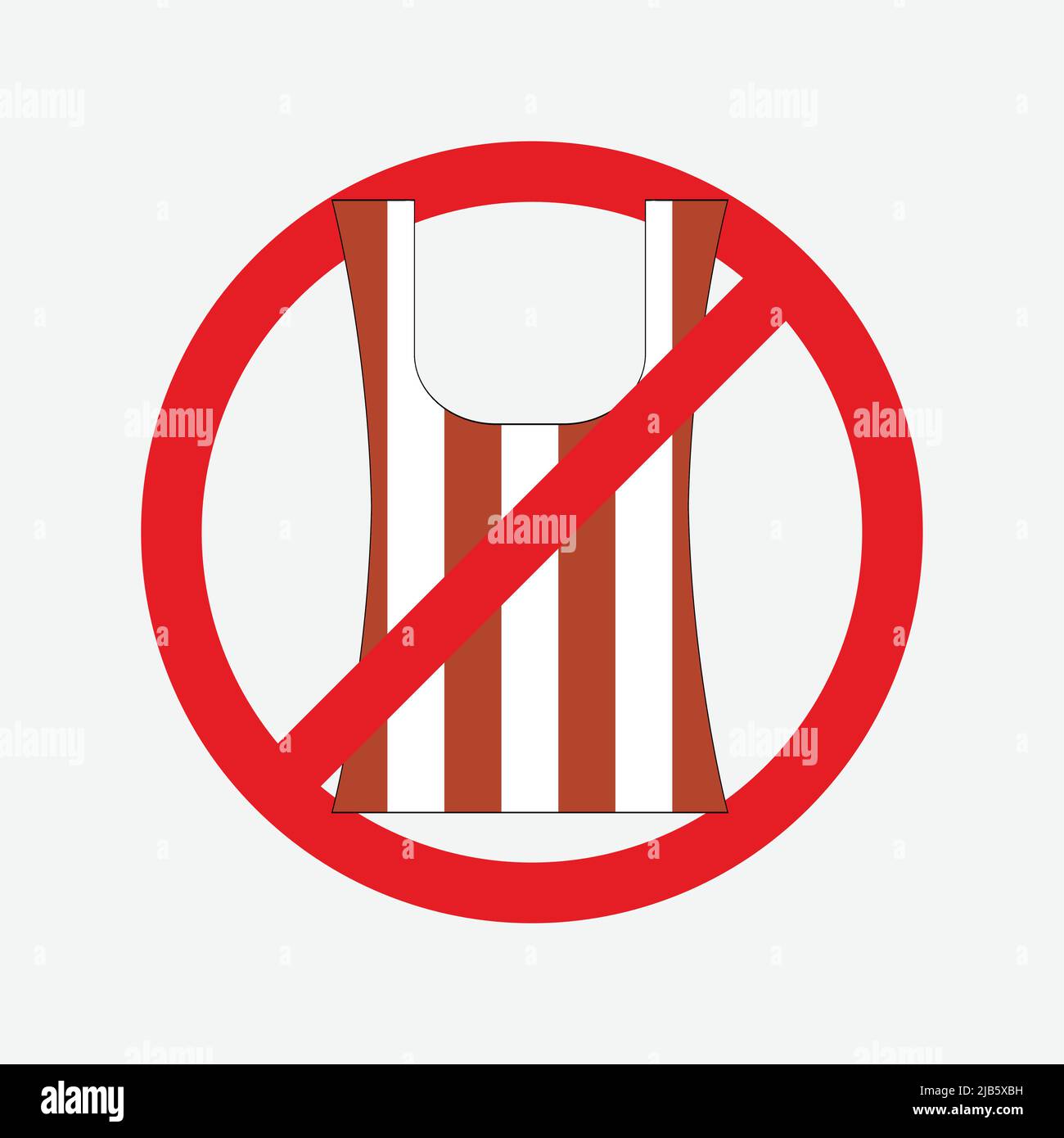 Reducing Pollution plastic uses concept,No plastic bags.Vector illustration Stock Vector