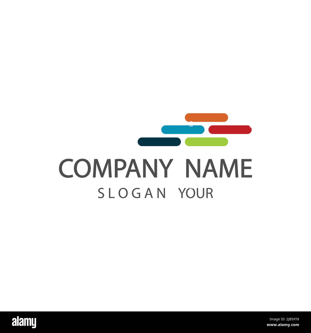 Abstract logo company.Corporate design element.vector illustrator Stock Vector