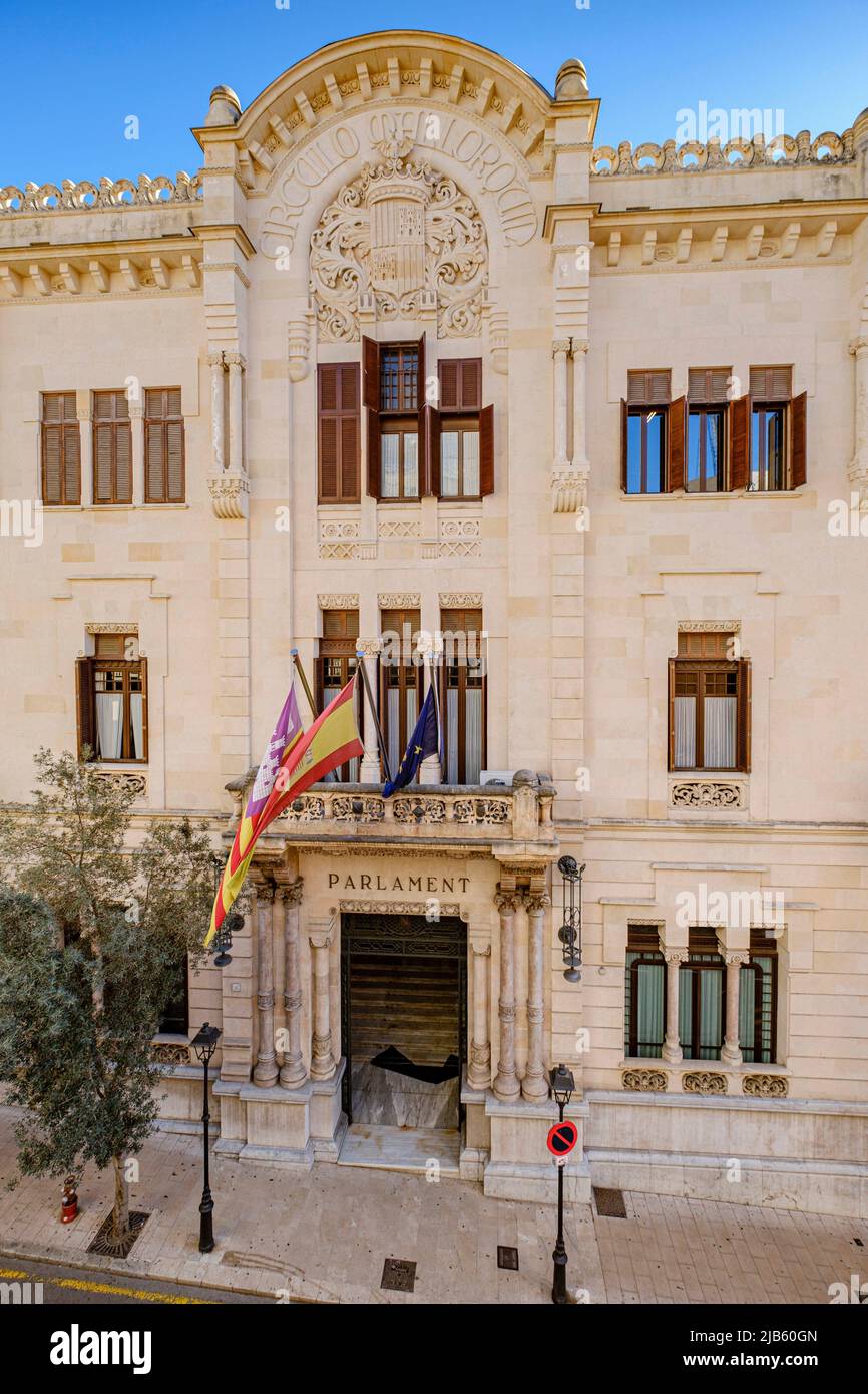 Parliament of the Balearic Islands, Antiguo Circulo Mallorquin, s. XIX, Palma, Mallorca ...