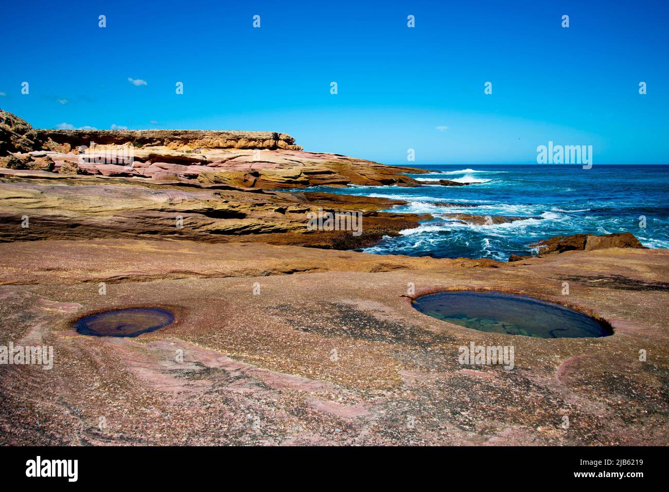 Circle Rock Pools South Australia Stock Photo Alamy