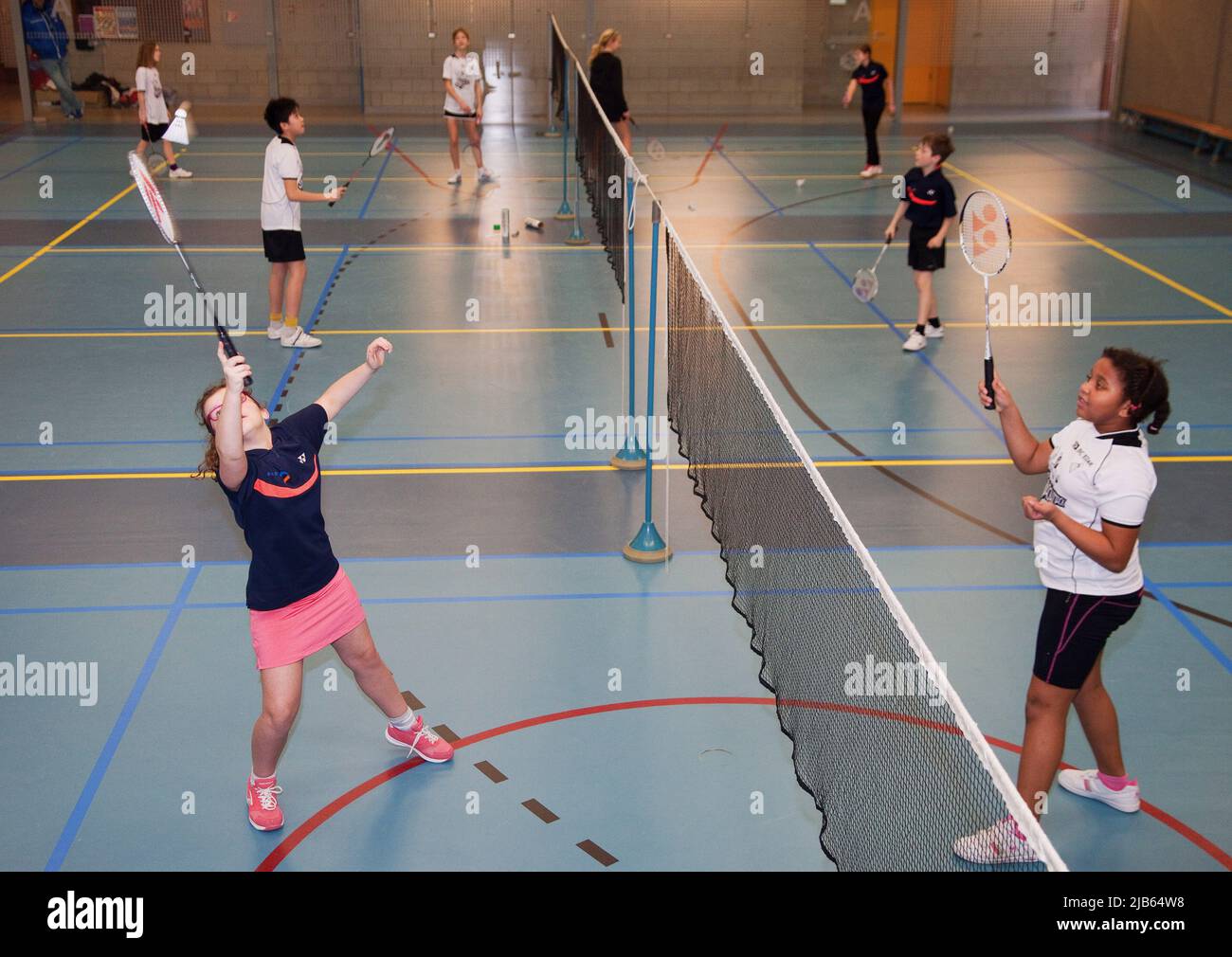 Badminton training hi-res stock photography and images - Alamy
