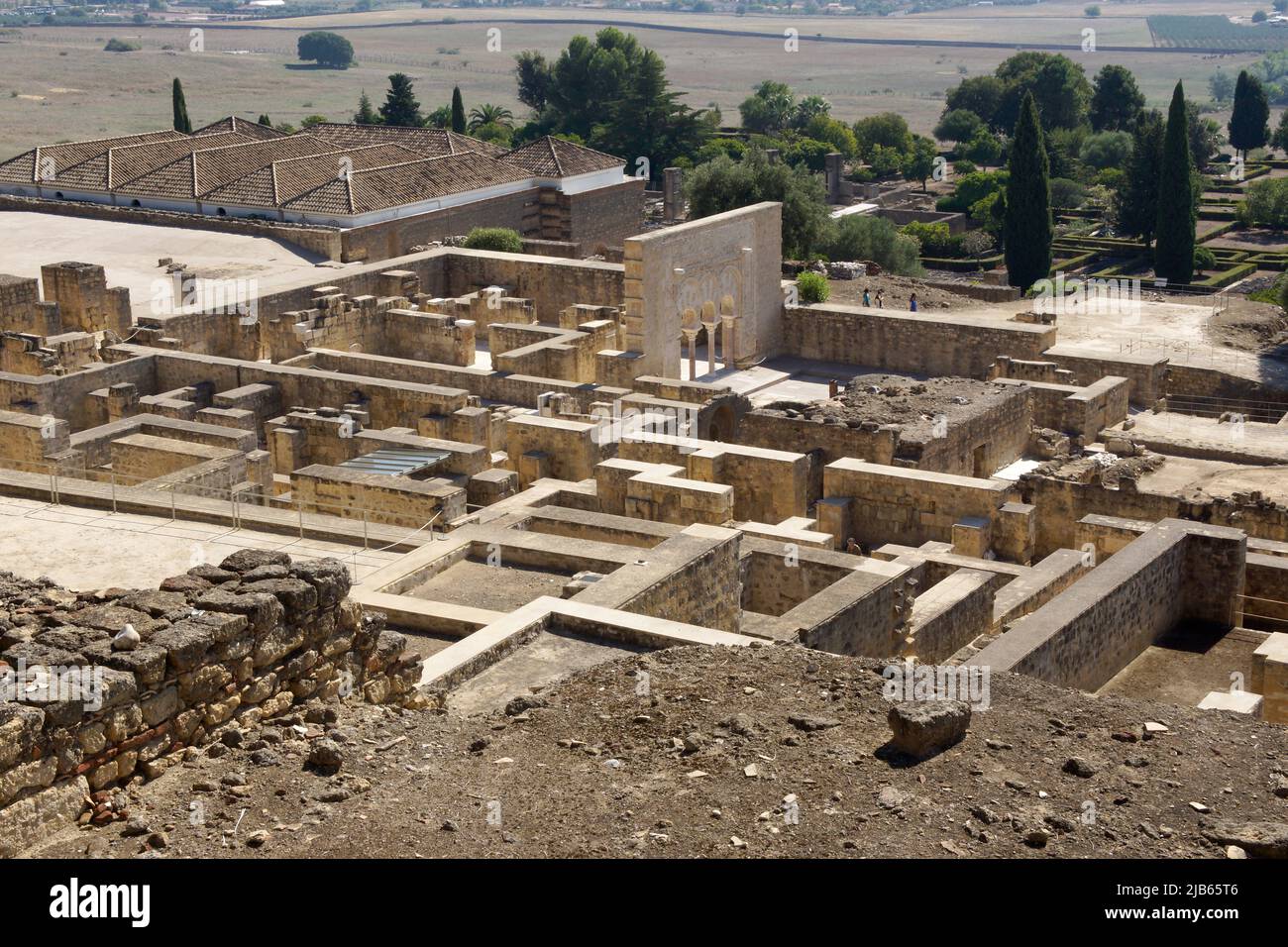 Cordoba (Spain). Perspective Yafar's house in the city of Medina ...