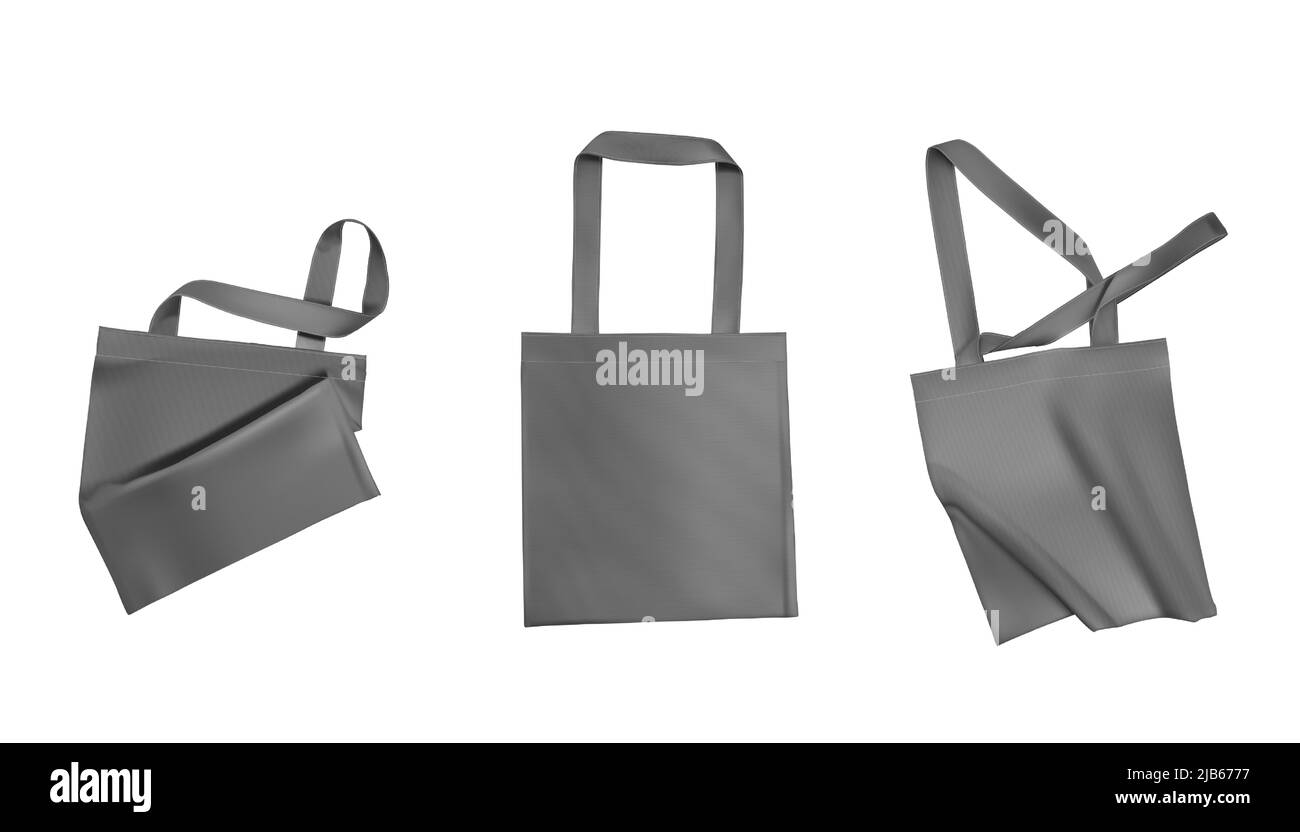 Realistic eco bags set isolated vector illustration Stock Vector Image ...