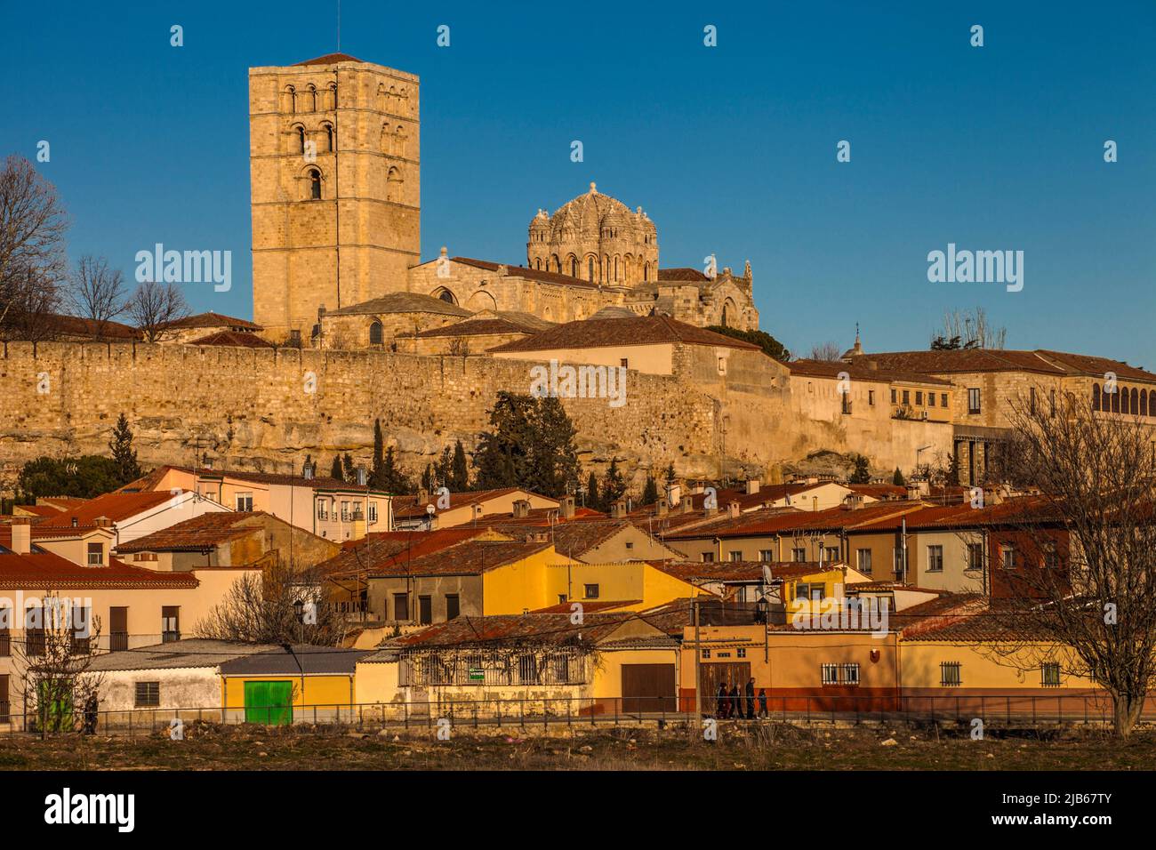 Barrio de Olivares neighborhood, Cathedral, Zamora city, Zamora Provience, Castile and Leon, Spain, Europe. Stock Photo