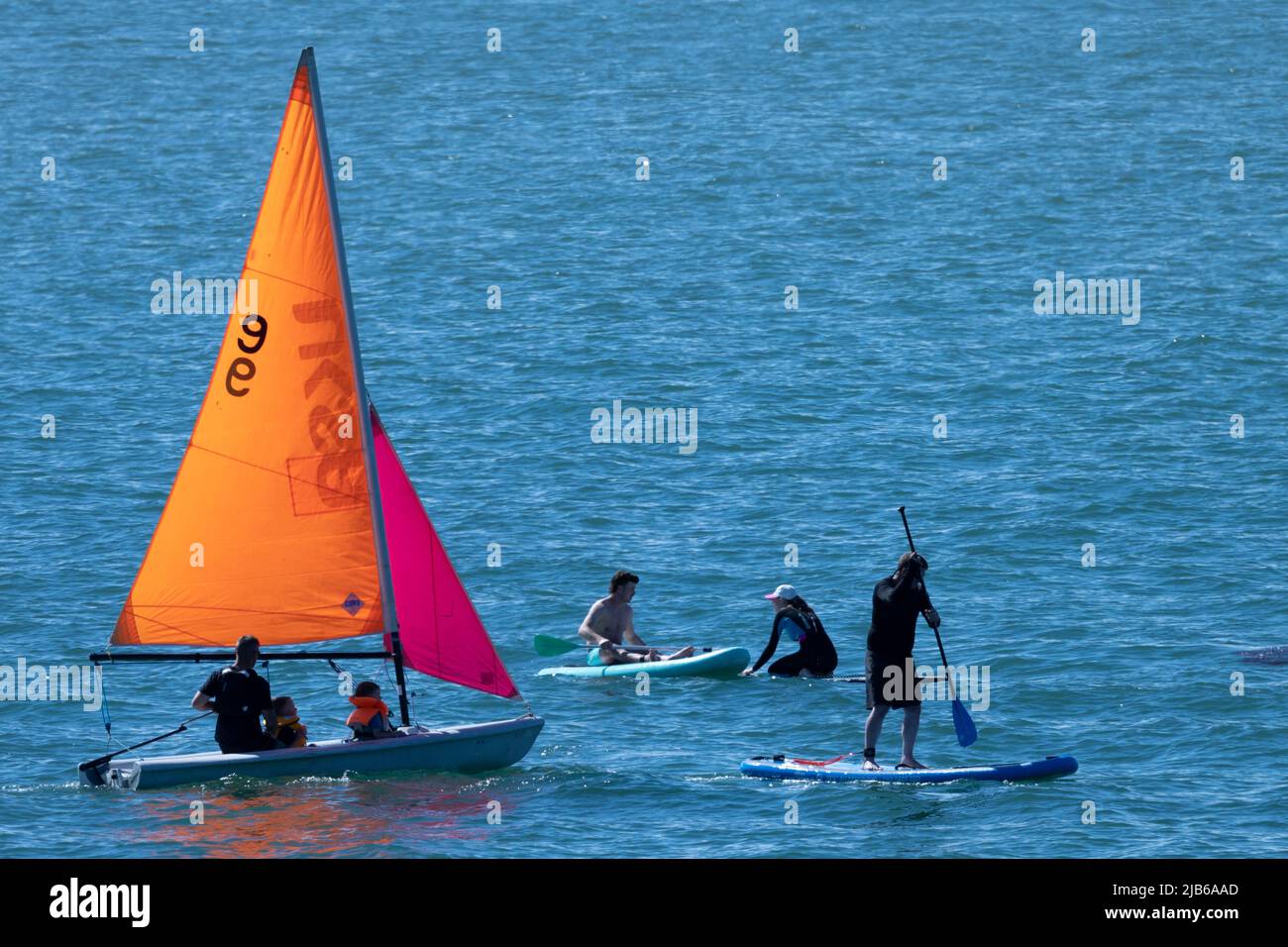 sailing,dinghy,kayak,paddle,board,Gurnard,Isle of Wight,England,Britain