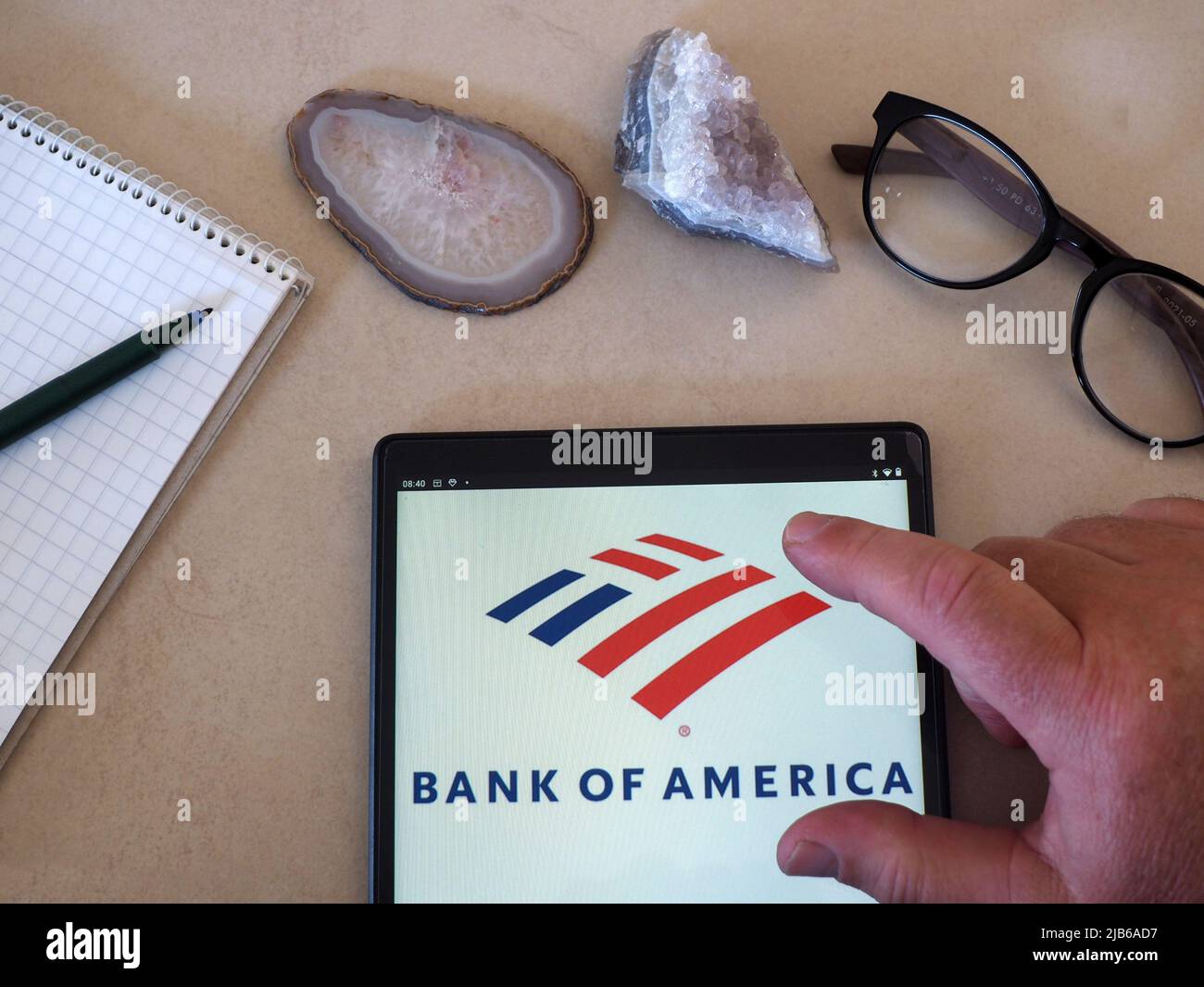 Bank america logo seen on hi-res stock photography and images - Alamy