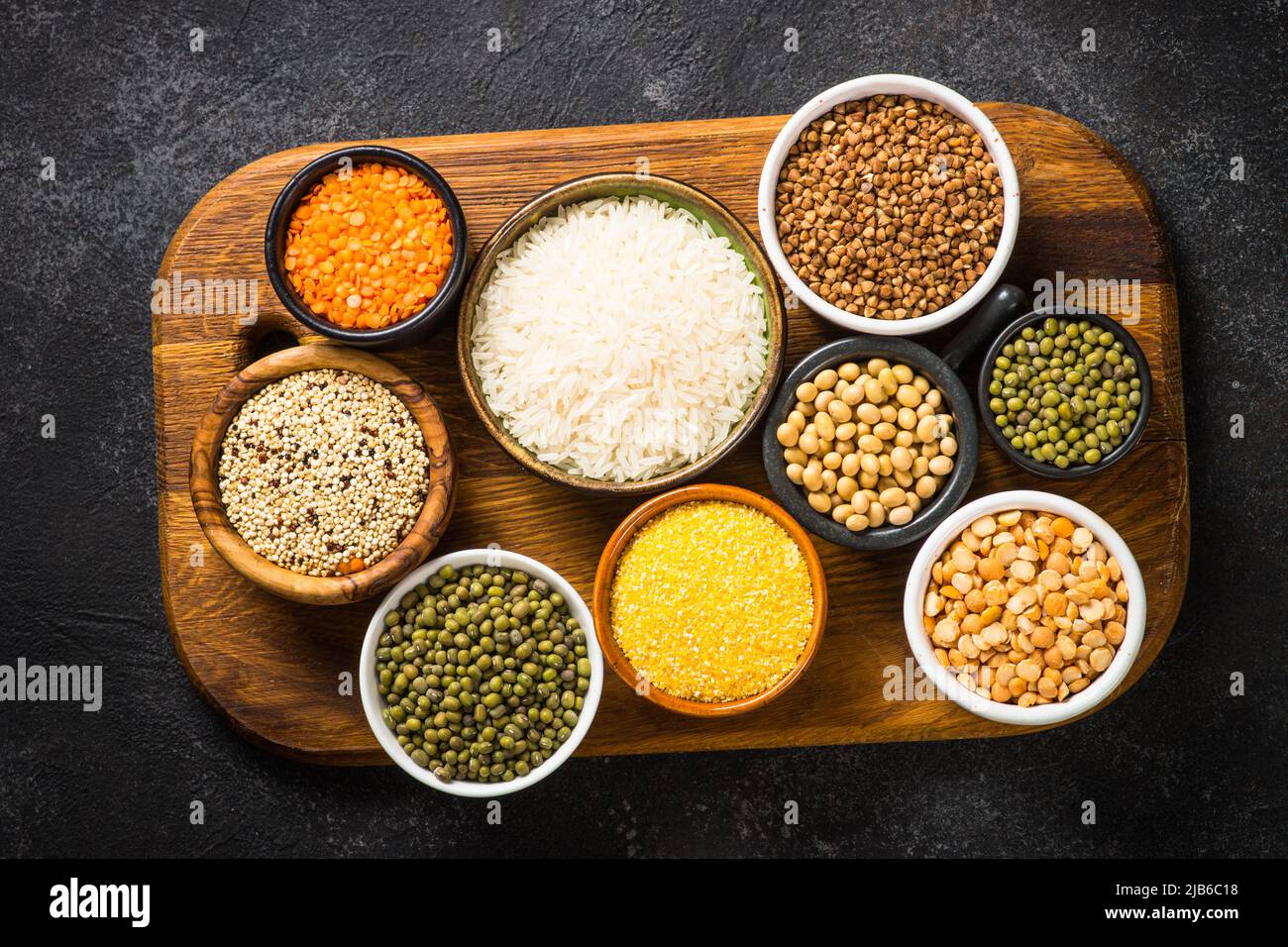 Gluten free food cereals. Healthy food Stock Photo Alamy