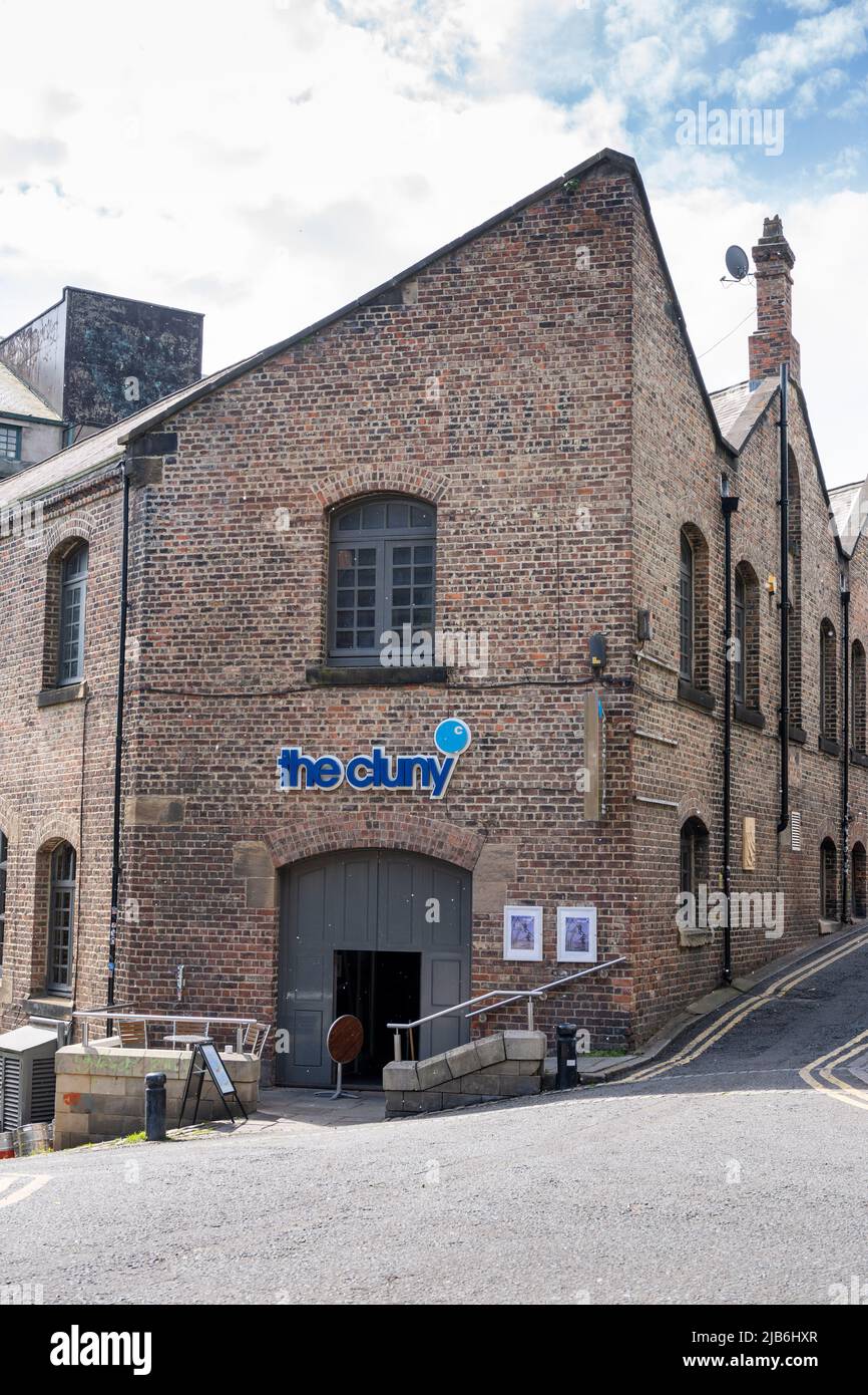 The Cluny bar and music venue in the heart of the Ouseburn cultural quarter. Newcastle upon Tyne, UK. Stock Photo