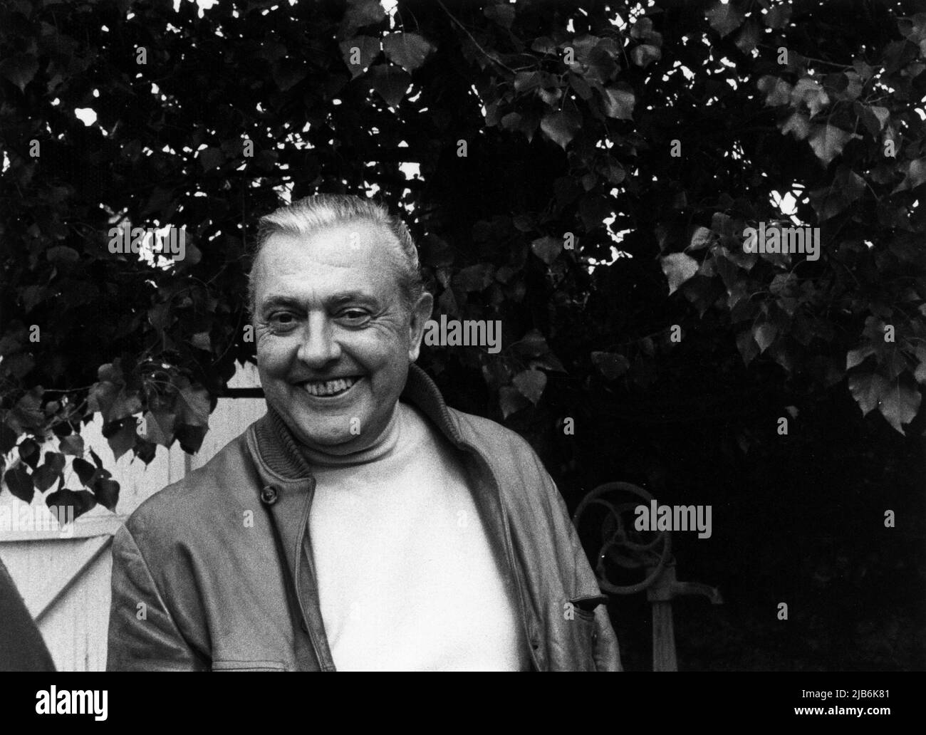 Portrait de Jacques Tati en 1968. ©Michele Brabo/Opale.photo Stock Photo